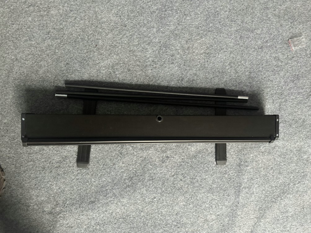 Factory Recommend Cheap Iron Black Color Roll up Banner Stand Display