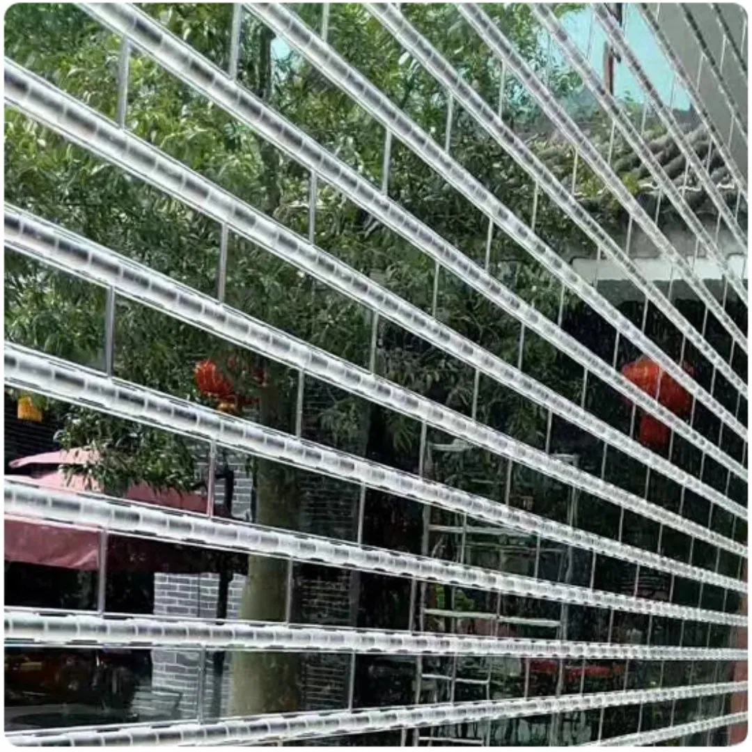 Commercial Fully Automatic Sensor Crystal Roller Shutter Door Custom Roller Shutter Door
