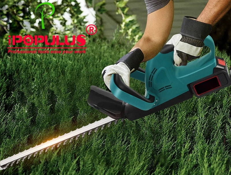 Аккумуляторный кусторез с двойным лезвием