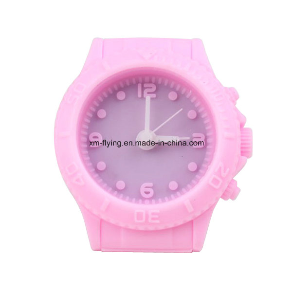 Creative Watch Shape Multi-Color Home Decoration Sound-off Silicone Alarm Clocks