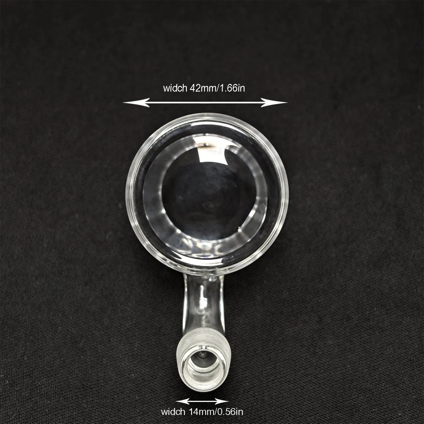 Clear Glass Smoke Bowl Hookah Pipe Converter Accessories Jt09