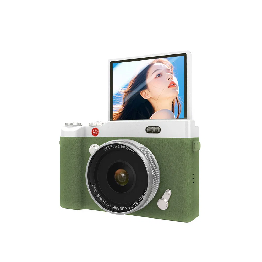 New CCD HD Digital Camera Dual Lens Photography Device Student Kids Use