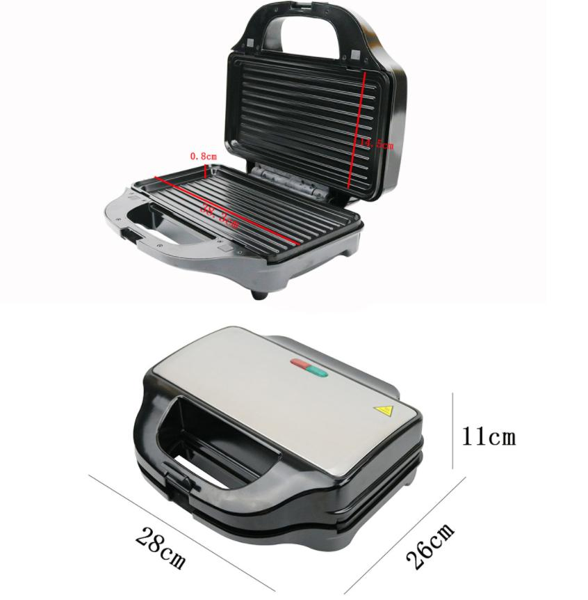 3-in-1 Waffle Iron Sandwich Waffle Maker