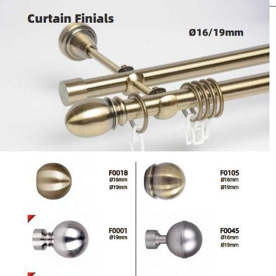 Direct Curtain Pole Metal Decorative Curtain Rods Sets Poles for Curtain