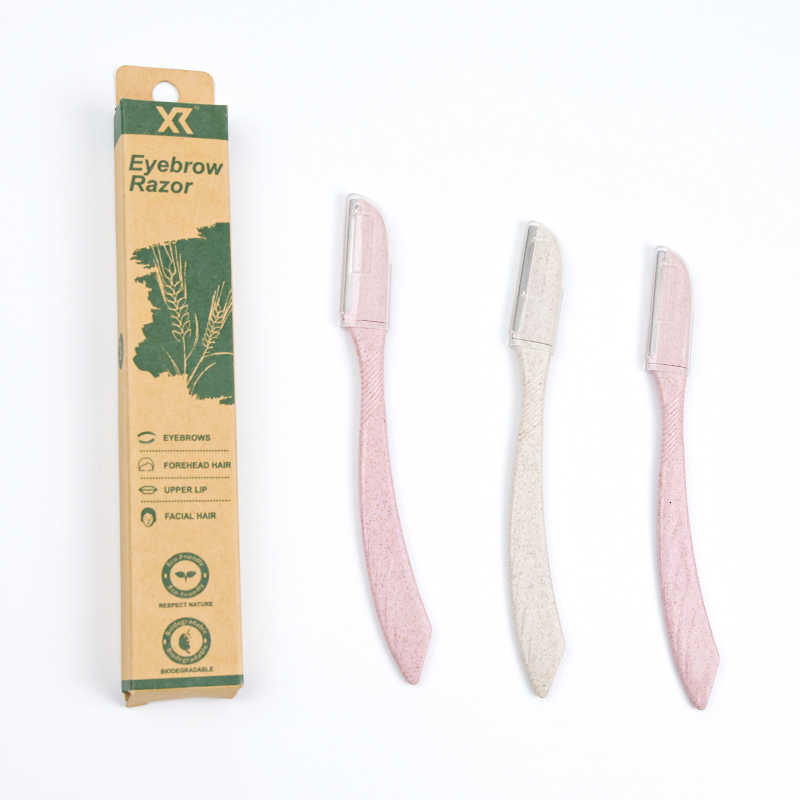 Hot Selling Women Razor Wheat Straw Dermaplaning Women Eyebrow Razor