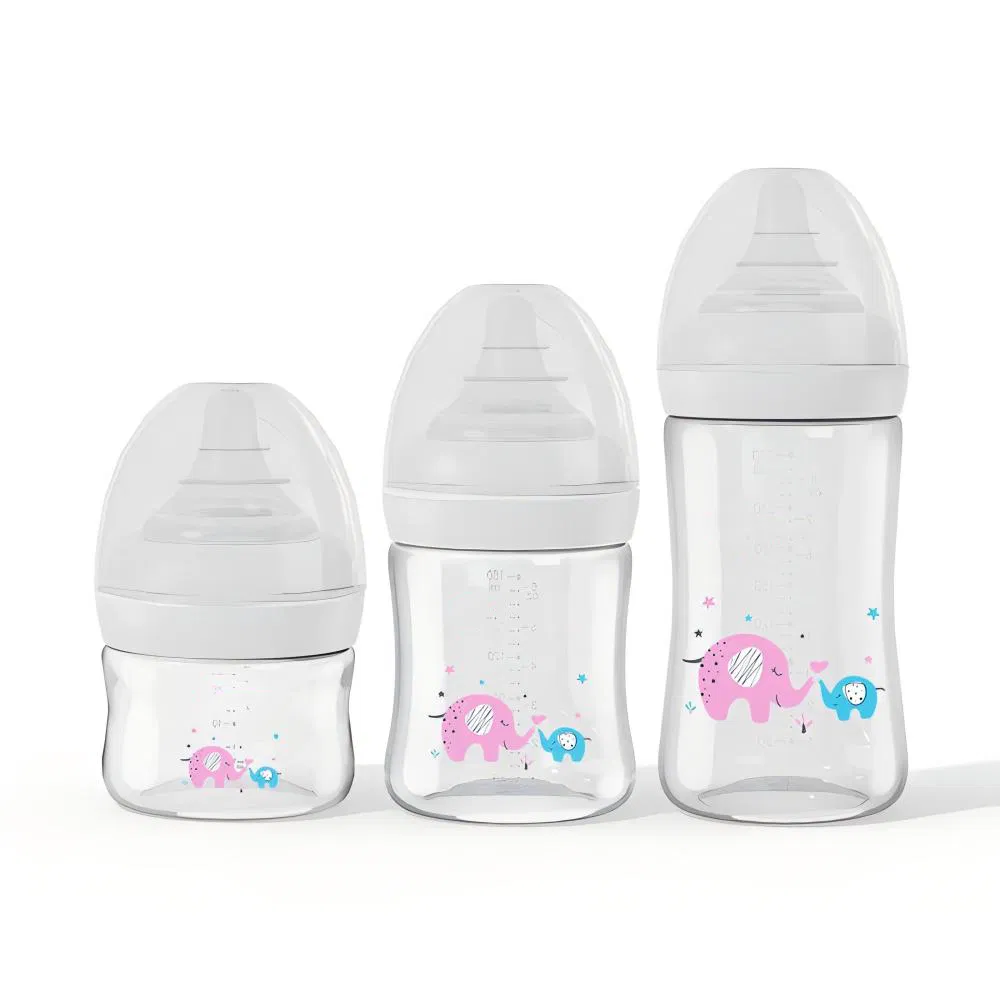 5oz/8oz Manufacturer Wholesale PP Feeding Babies Feeder Nursing Anti Colic BPA Free Bebe High Quality PP Baby Milk Bottle