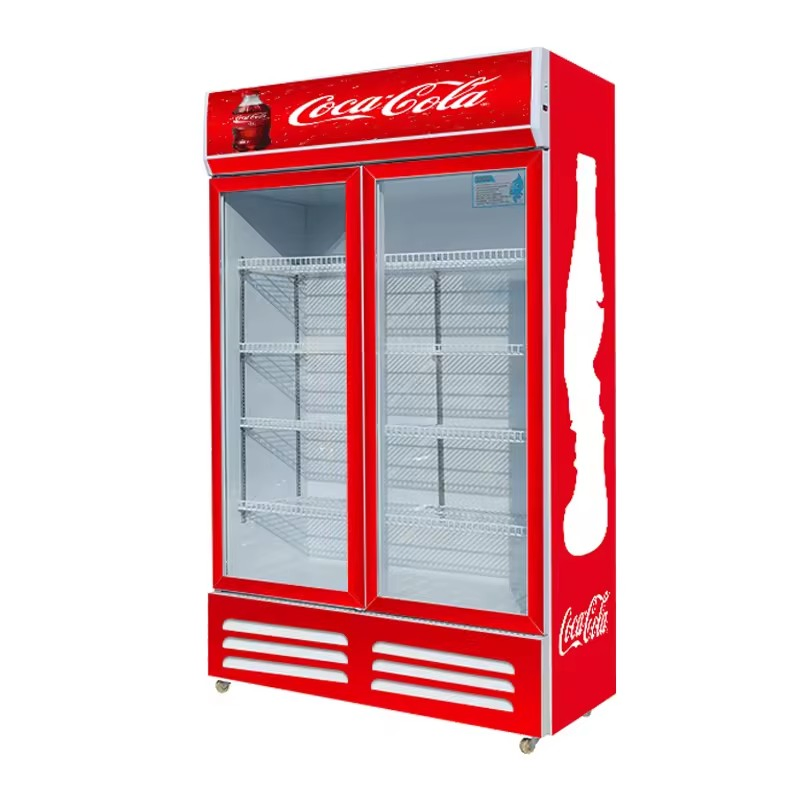 Efficient 600L Coca-Cola Commercial Fridge for Optimal Beverage Storage Display Cabinet Refrigerator Restaurant Kitchen Air Direct Cooling Refrigerator