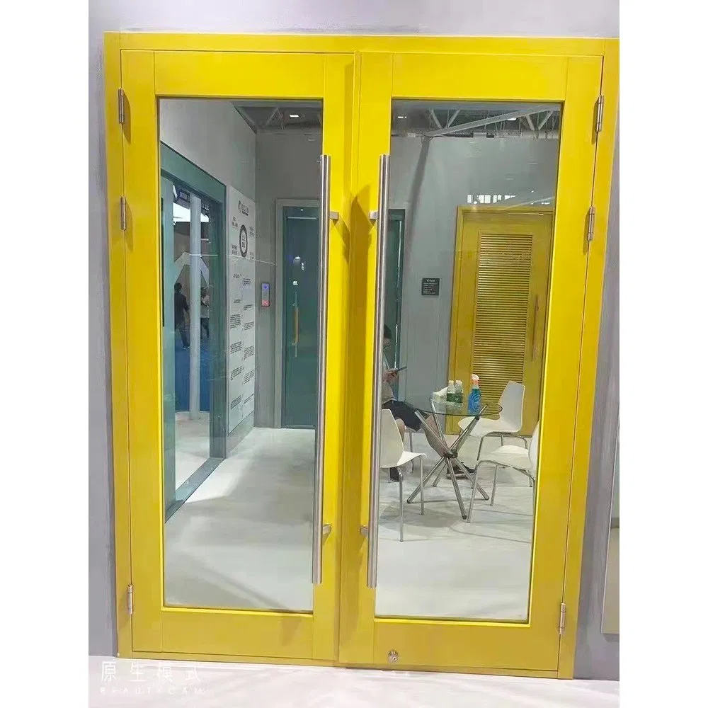 Tined Glass Aluminum Frame Low-E Glass Automationtelescopic Gear Transmission Automatic Sensor Tempered Glass Sliding Door