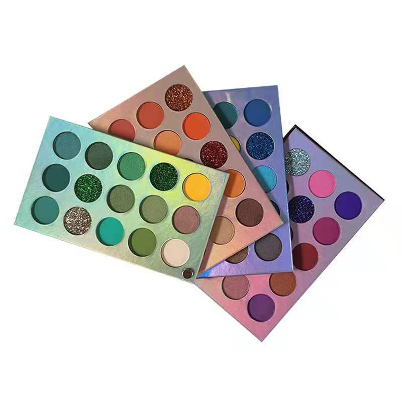 Hot Sale Rotating 60-Color Factory Private Label Custom Eyeshadow Palette with High Pigment