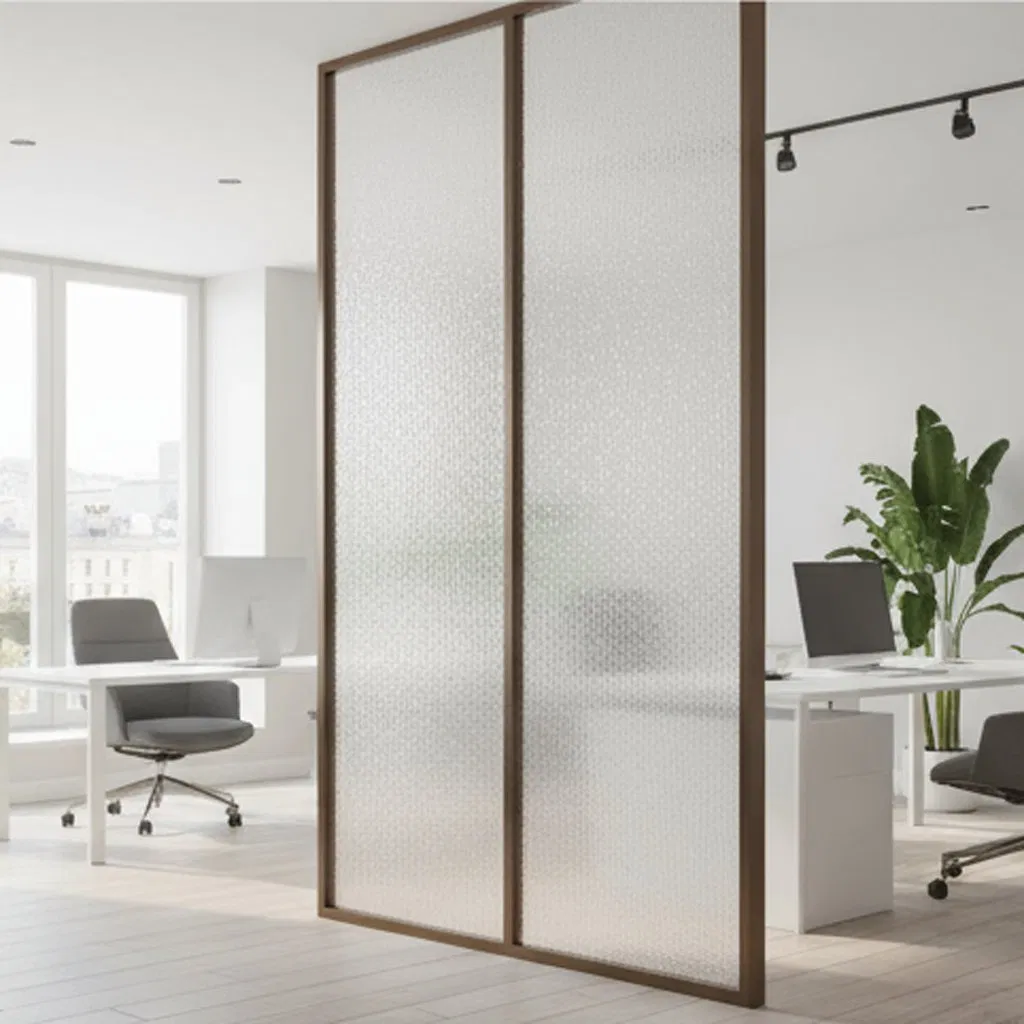 Decorative Mesh Glass Panels for Elegant Feature Wall Designs