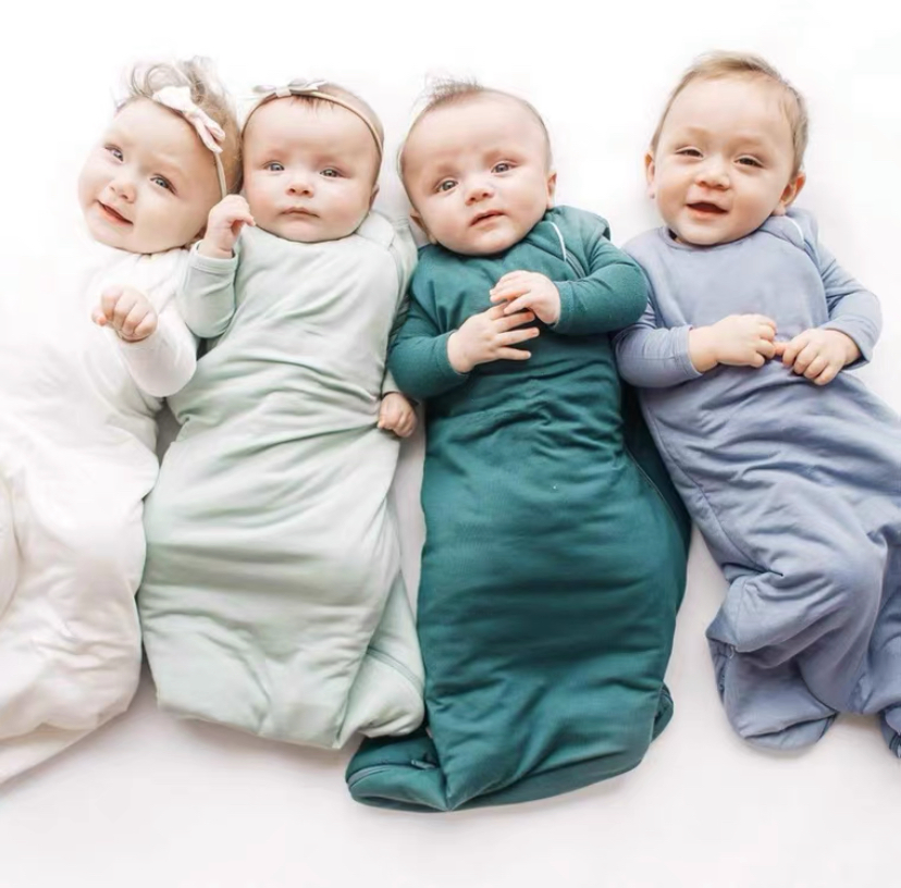 Factory Wholesale Price Bamboo Baby Sleeping Bag Kids Pajamas Children Anti-Kicking Quilt
