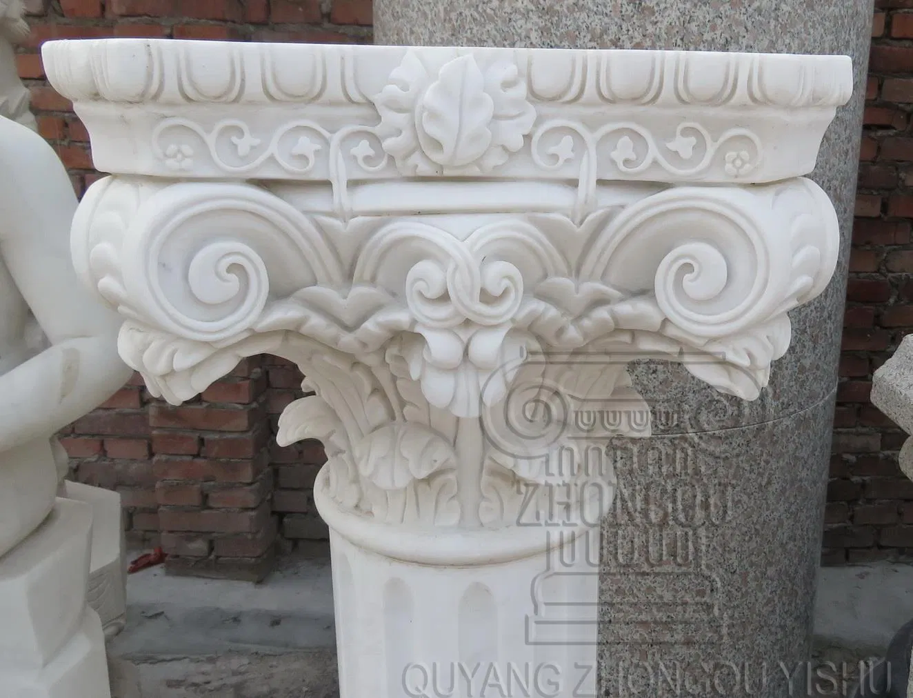 Marble Granite Elegant Architectural Home Decoration Column