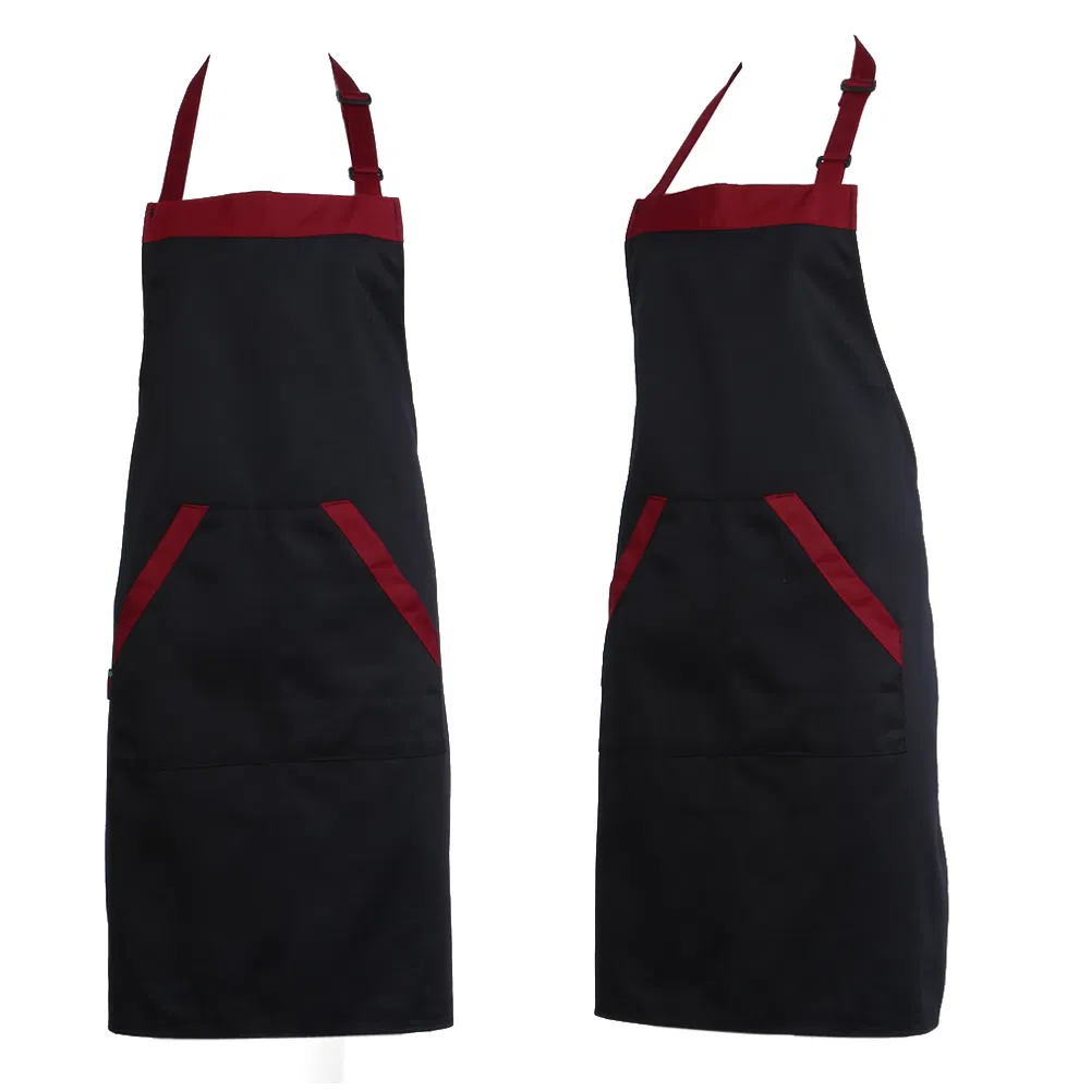 Custom Kitchen Apron Women Hanging Neck Canvas Waterproof Apron