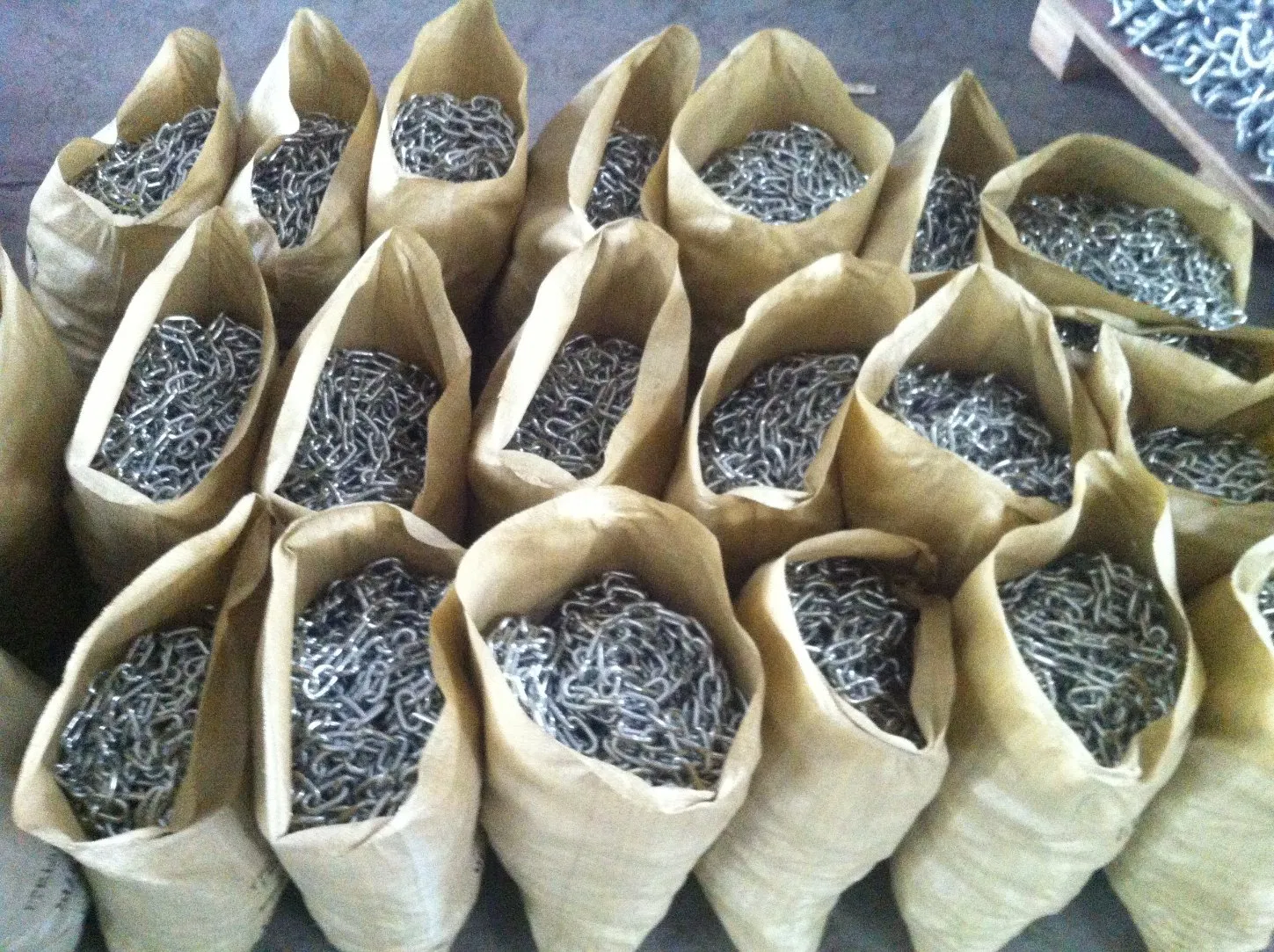 Сварная короткозвенная цепь из нержавеющей стали