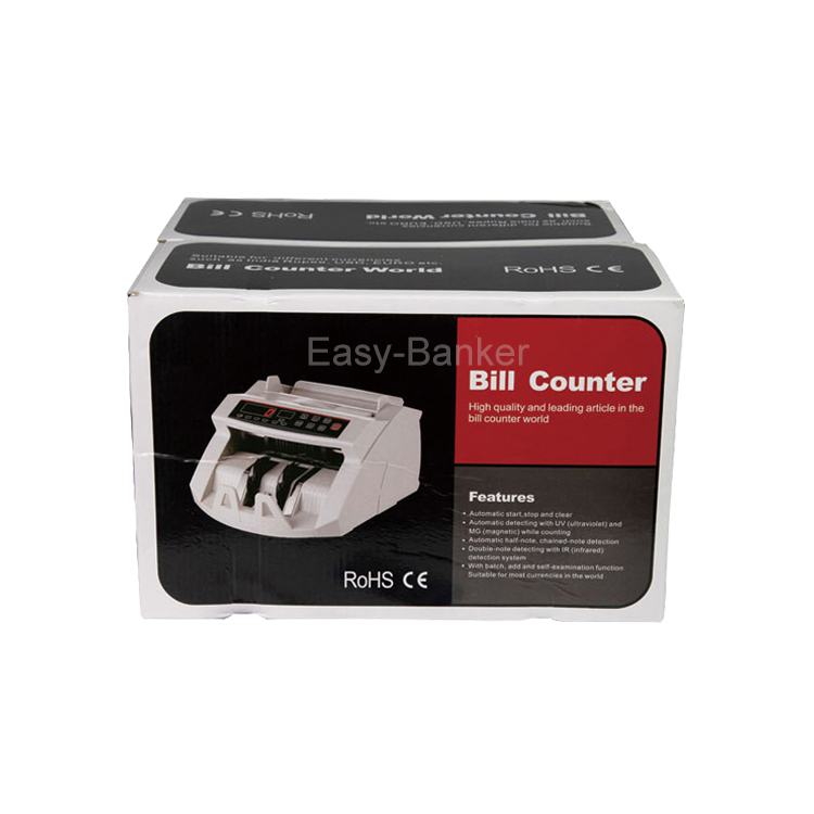 LD-7410 Cash counting machine Money Detector Mix Value Counter Bill Counter Machine