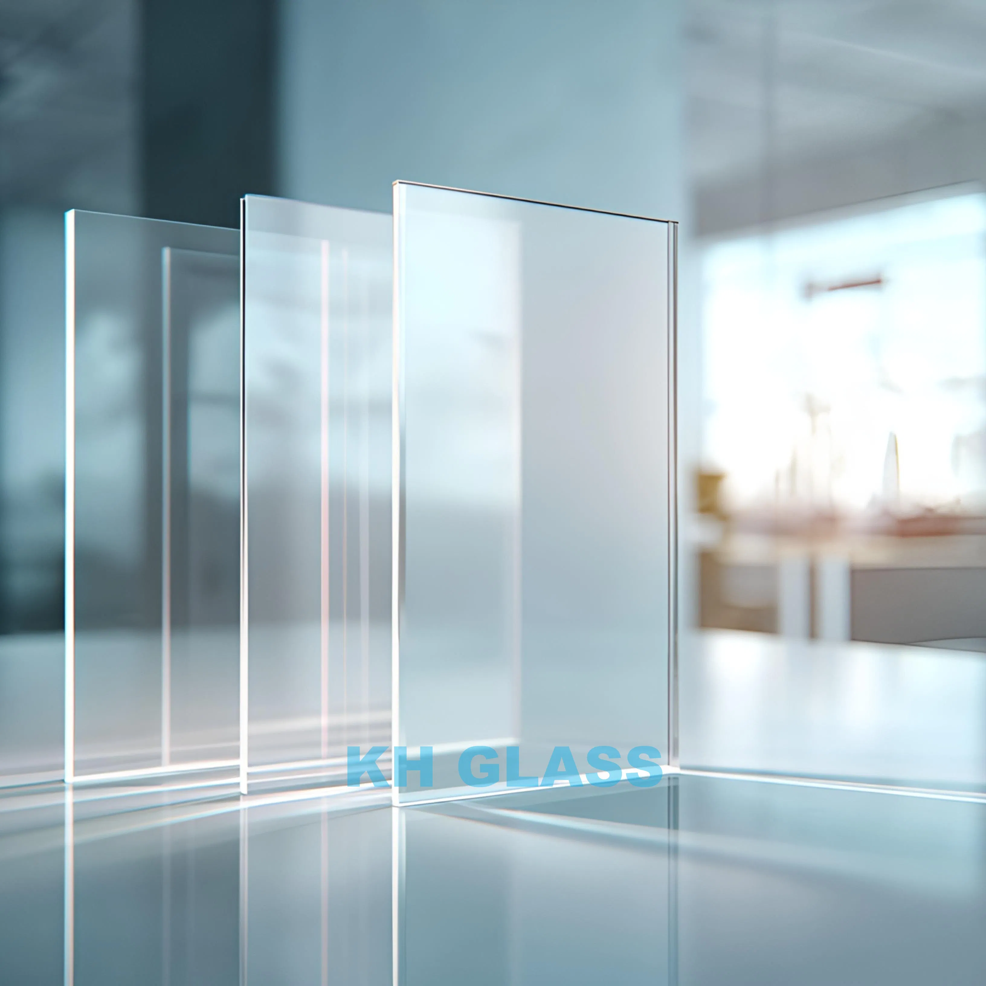 Ultra Clear Low Iron Float Glass for Construction Building Wondows Doors
