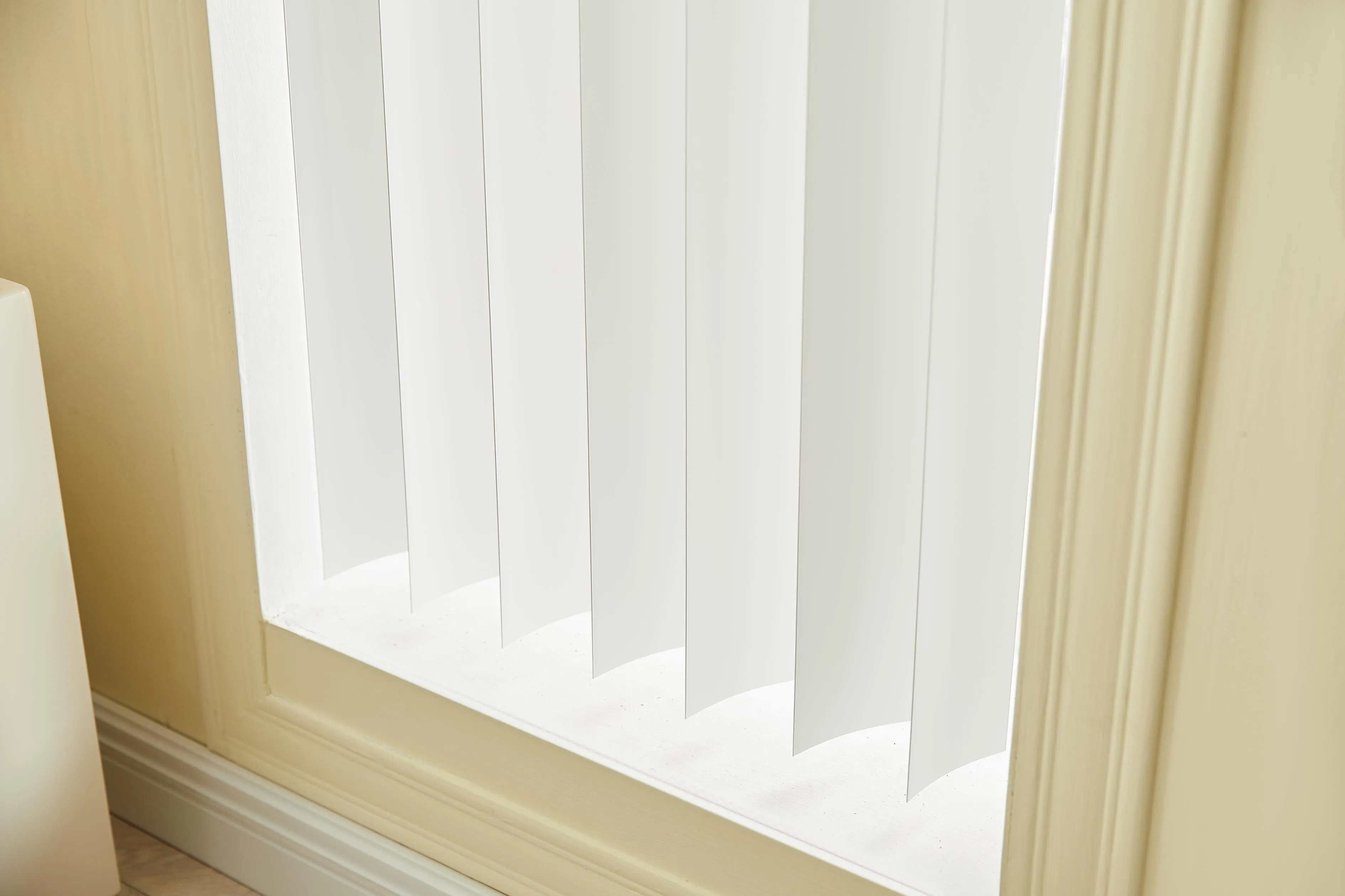 PVC Vertical Blinds Cover Large Windows and Sliding Glass Doors Sasy Operate