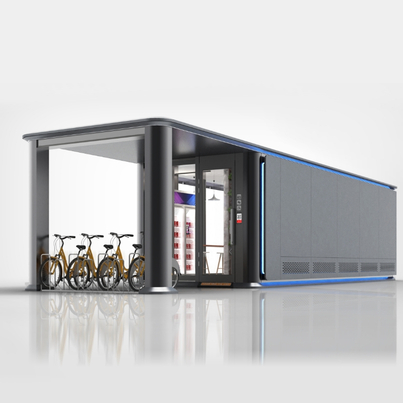 Smart Snack Vending Kiosk with Interactive LCD Display