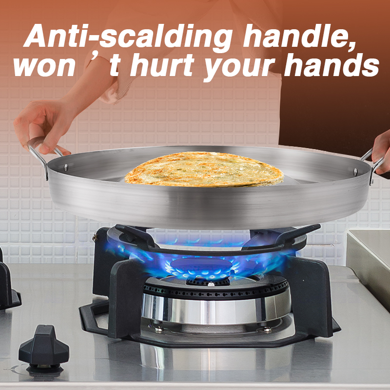 Gas Stove Outdoors Heavy Duty Kitchen Cookware Set Stainless Steel Convexed Comal Coza