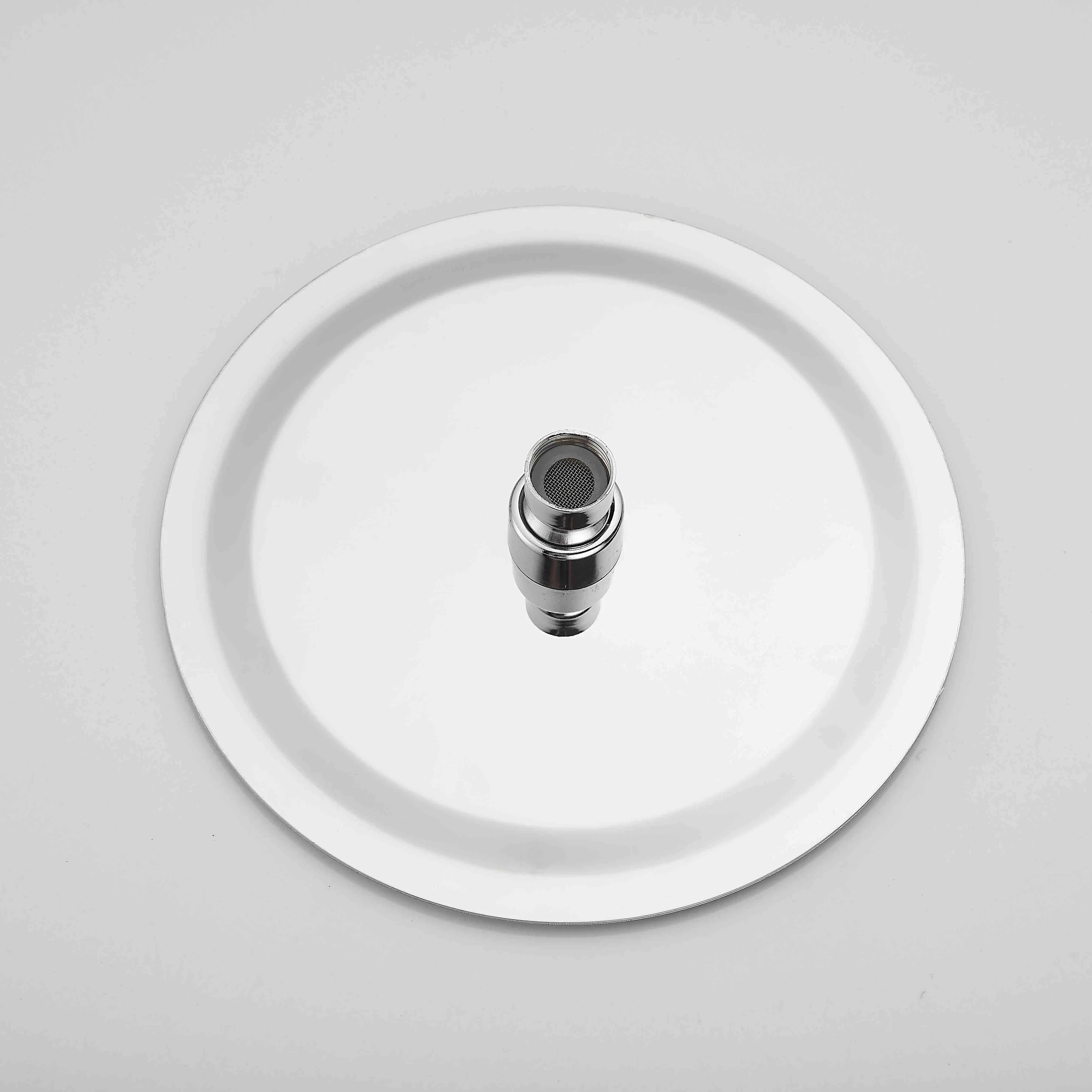 Huadiao 2021 201 Stainless Steel Round 10 Inches Welding Maze Waterfall Round Head Shower for Bathroom