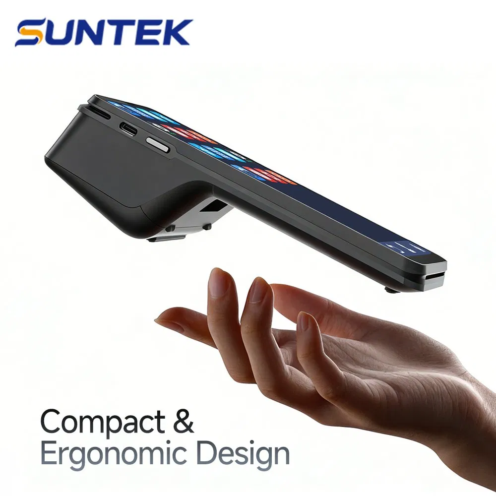 6.75 Inch Android 15 64bits 4GB+64GB POS Systemgms Certification Handheld POS 8-Core Handheld POS Terminal