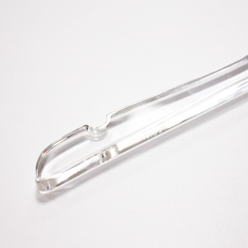 Clear Acrylic Coat Dress Clothes Hangers for Hotel / Garment Stores