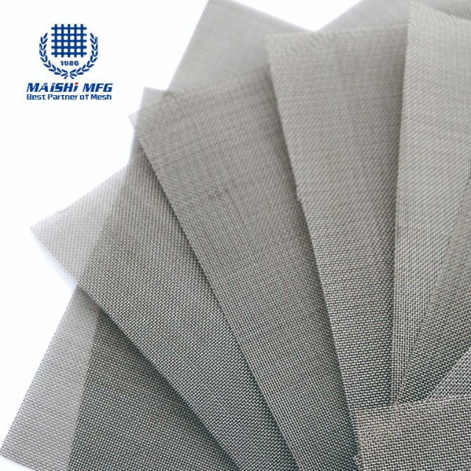 Сетка нержавеющая тканая плетения Plain Weave