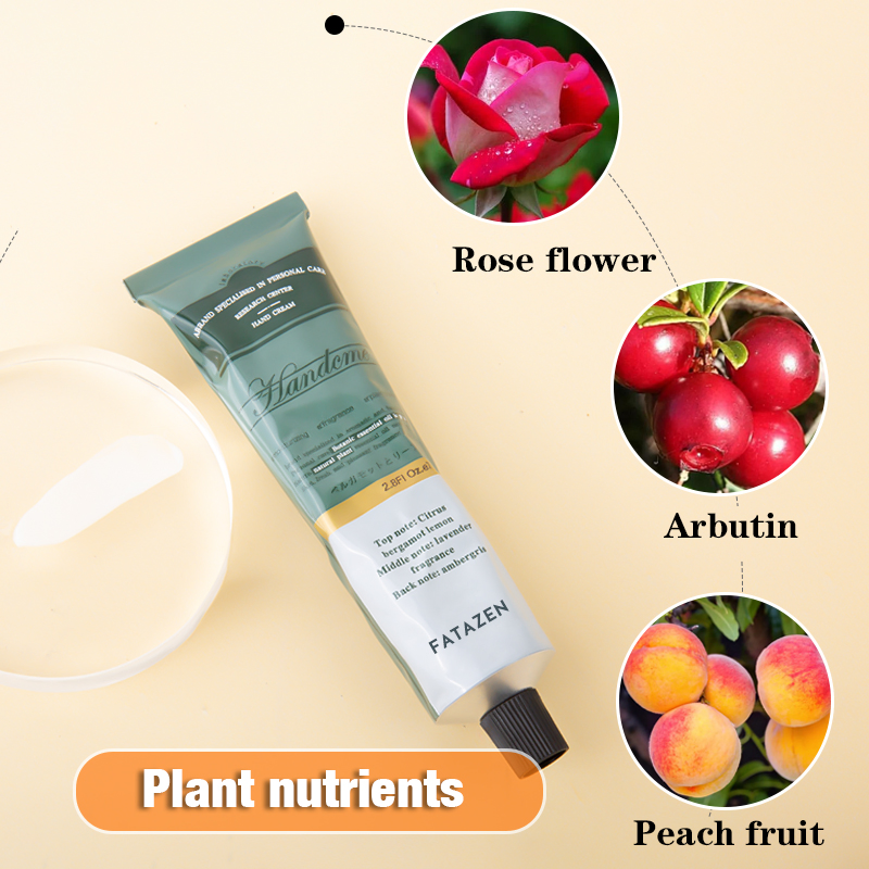 Highly Moisturizing Natural Fragrance Lasting Whitening Skin Three Aluminum Tube Hand Cream