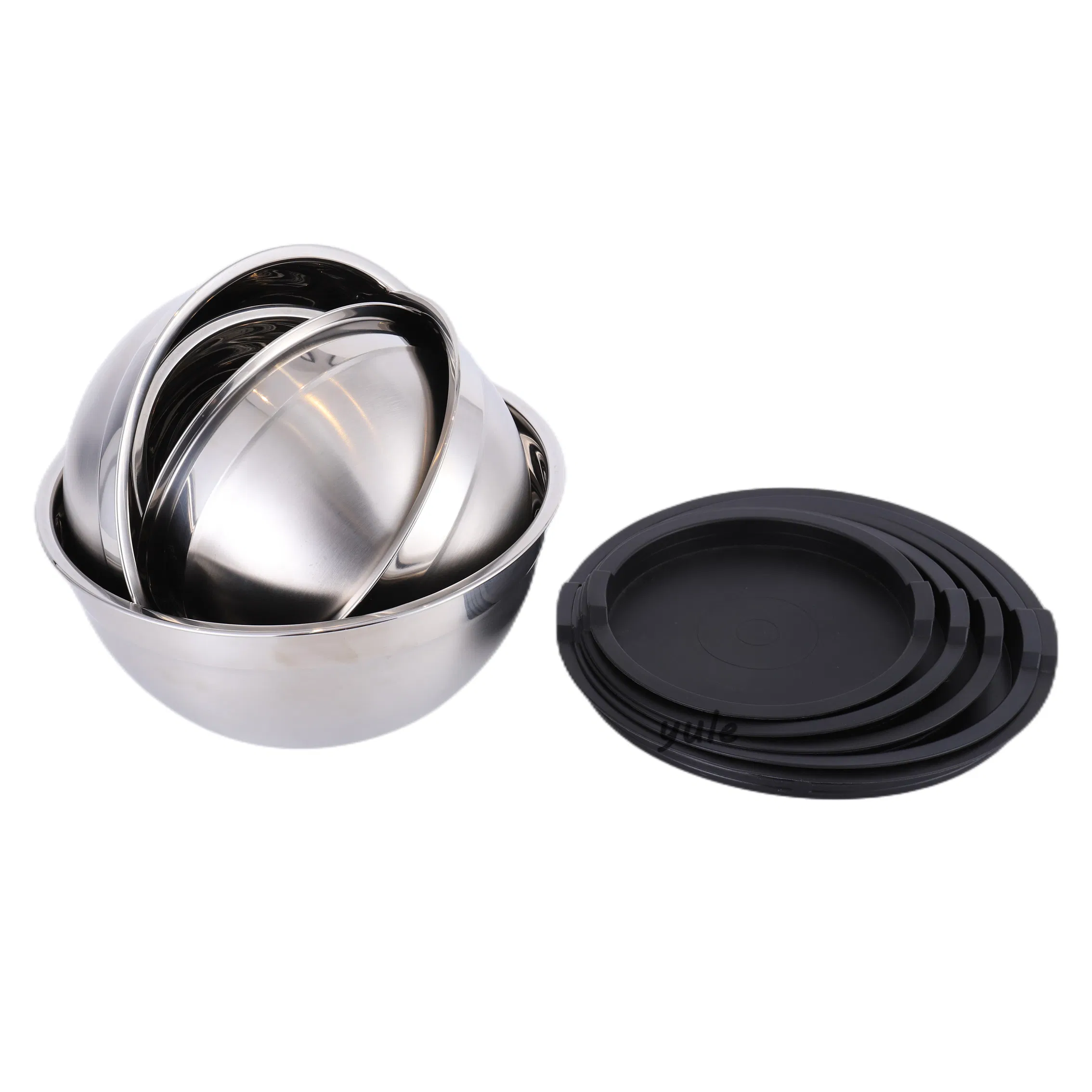 Factory Wholesale Good Quality Salad Bowl Stinless Steel Mixing Bowl with Lid