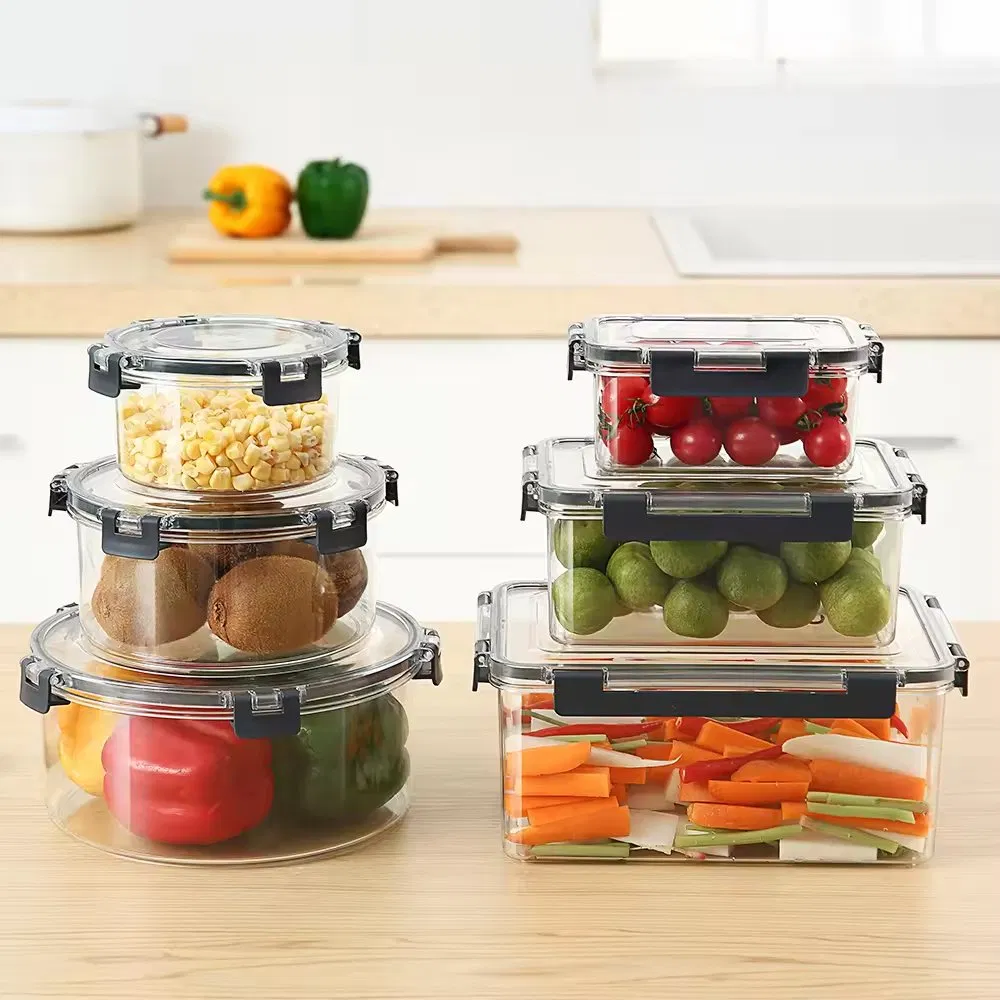 Kitchen Airtight Plastic Containers with Lid