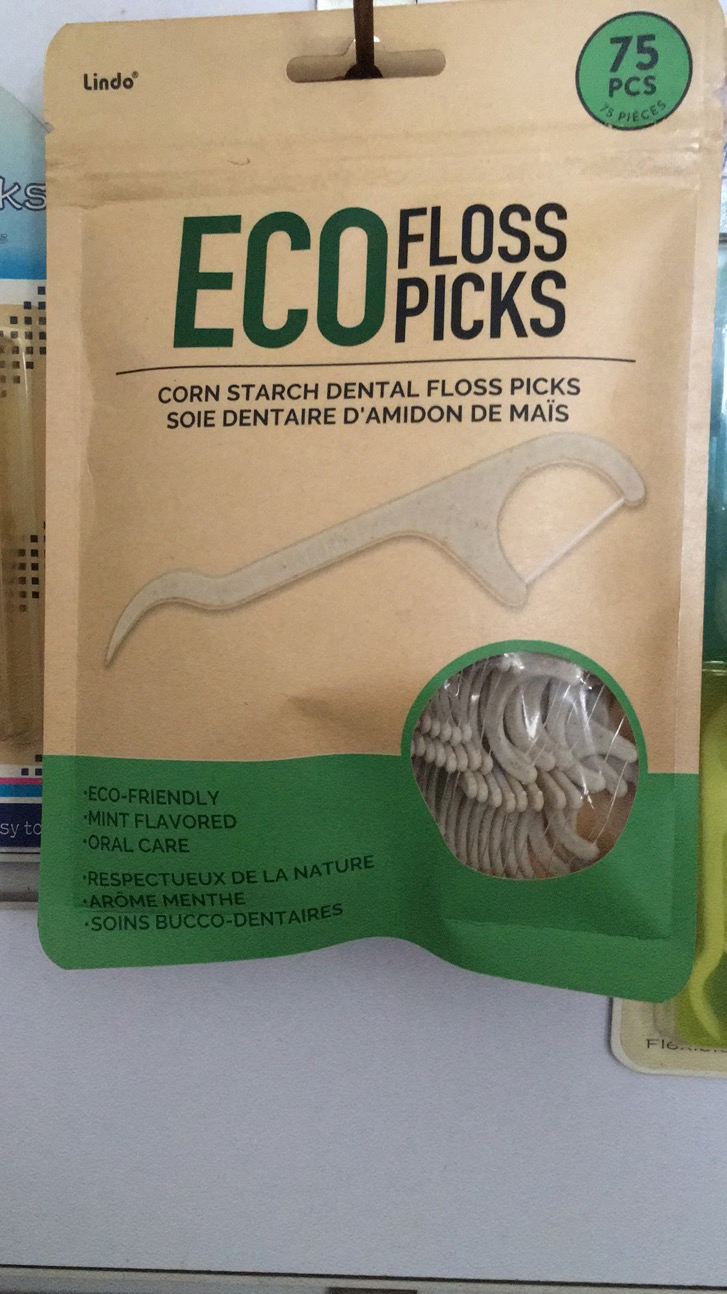 Biodegradable Wheat Straw Family Eco Dental Floss Picks with FDA