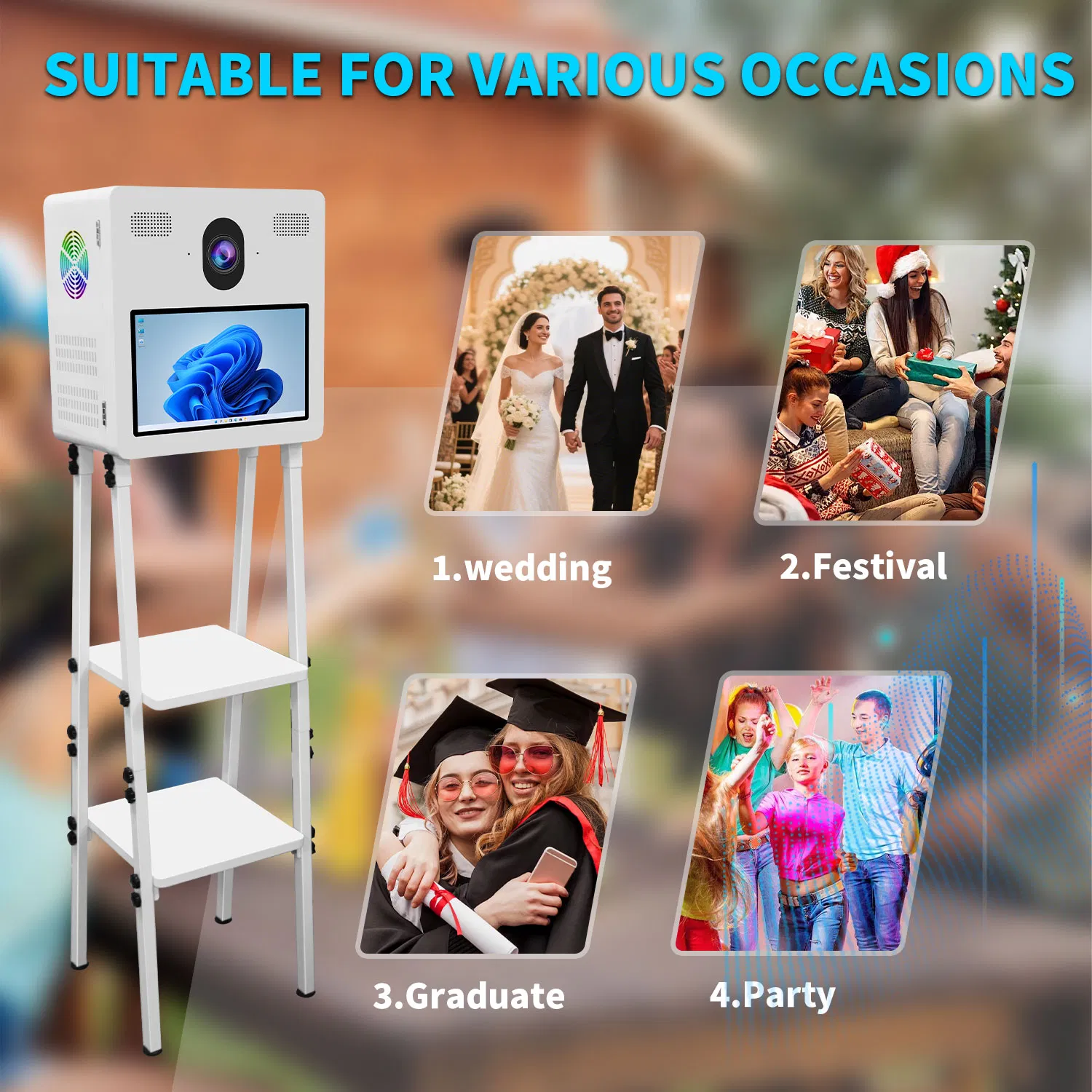 Фотобудка DSLR с двумя экранами VANYA VY-DS-156