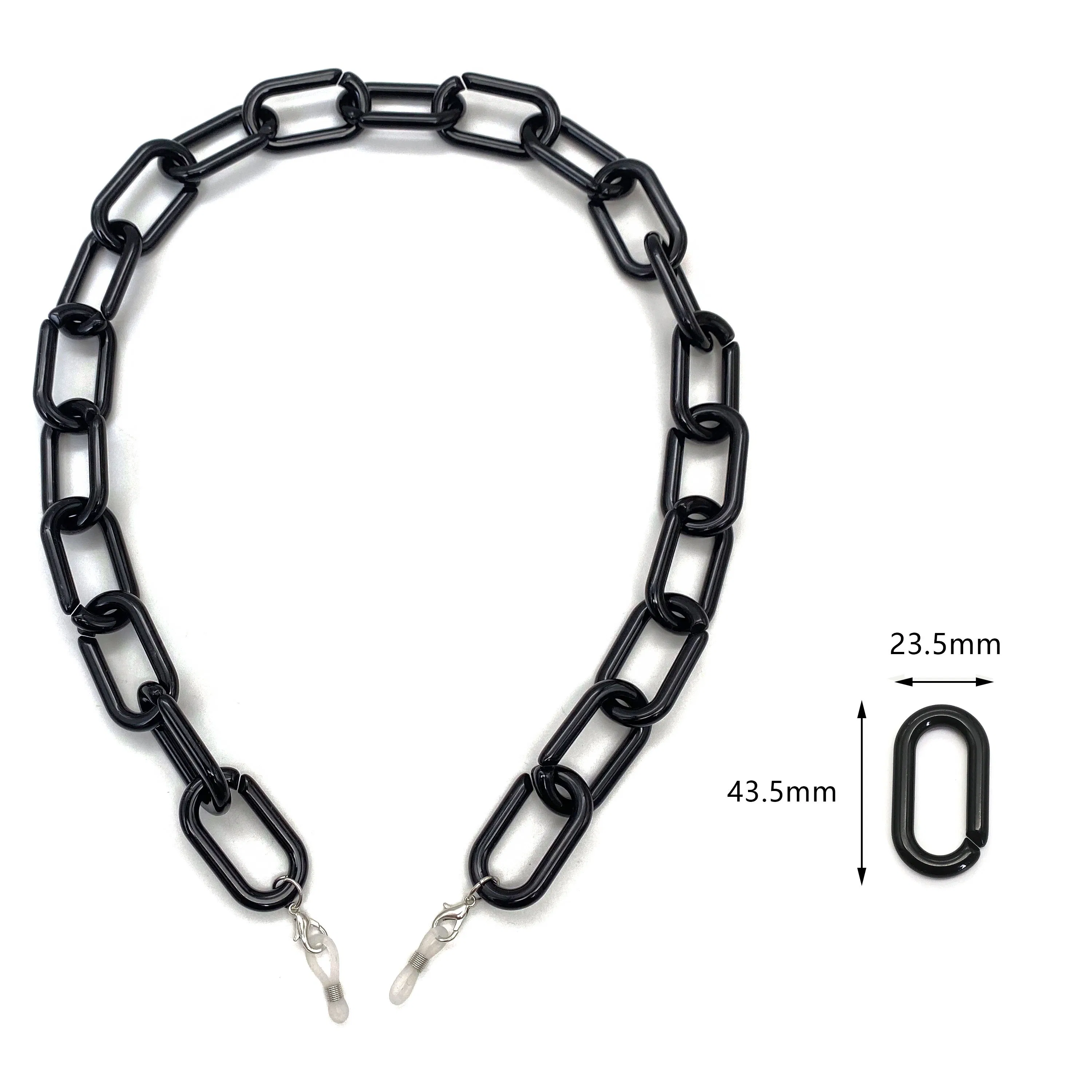 Custom High Quality Durable Design Acrylic Colorful S&H Sh-E022 76cm Glasses Chain for Sunglasses & Opticalframes