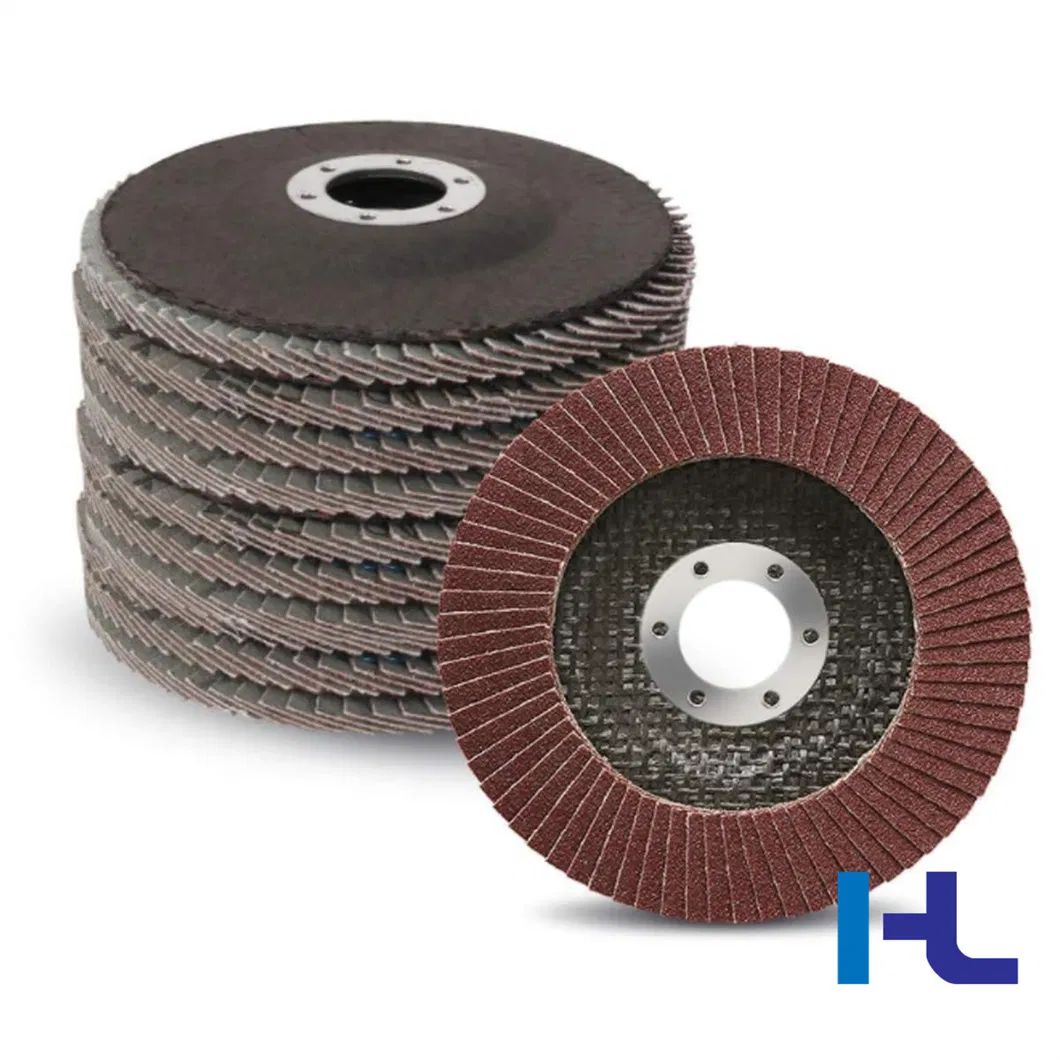 2'' 3'' Calcined Aluminium Oxide Mini Abrasive Flap Disc with Fiberglass Backing for Polishing Metal