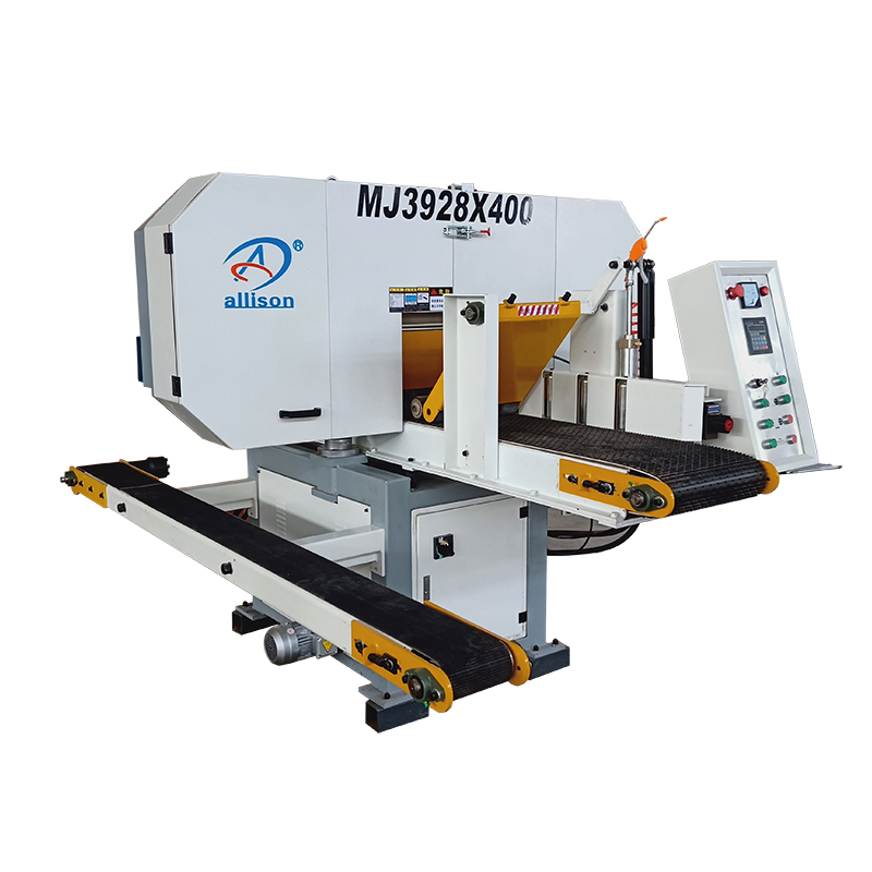 Пила ленточная горизонтальная по дереву с гидравликой