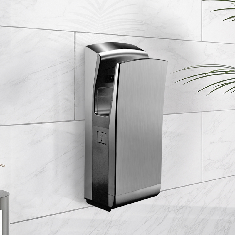 Heavy Duty Commercial Hand Wash Dryer High Speed Automatic Hot Hand Dryer Stainless Steel Jet Hand Dryer