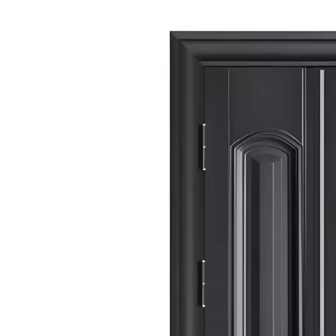 Wholesale Price Entry Doors Top Quality Front Windproof Metal Entry Security Villa Entrance Door