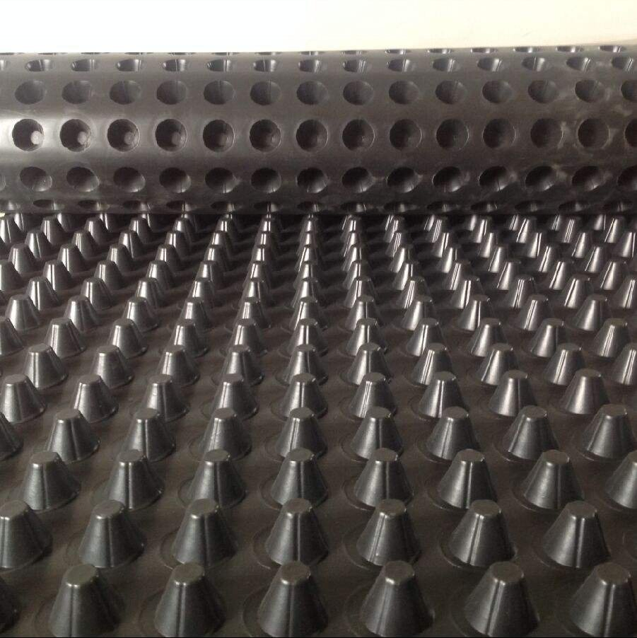 2m Width Plastic HDPE Dimpled Drainage Board with Geotextile