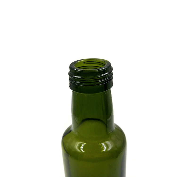 100ml Round Dark Green Marasca Glass Bottle Olive Oil Bottle
