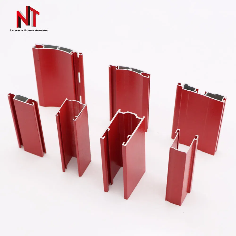 Nuotuo 6ooo Series Aluminium Extrusion Profiles Anodized Door Frame Aluminum Profile for Garage Doors Custom Cutting Service