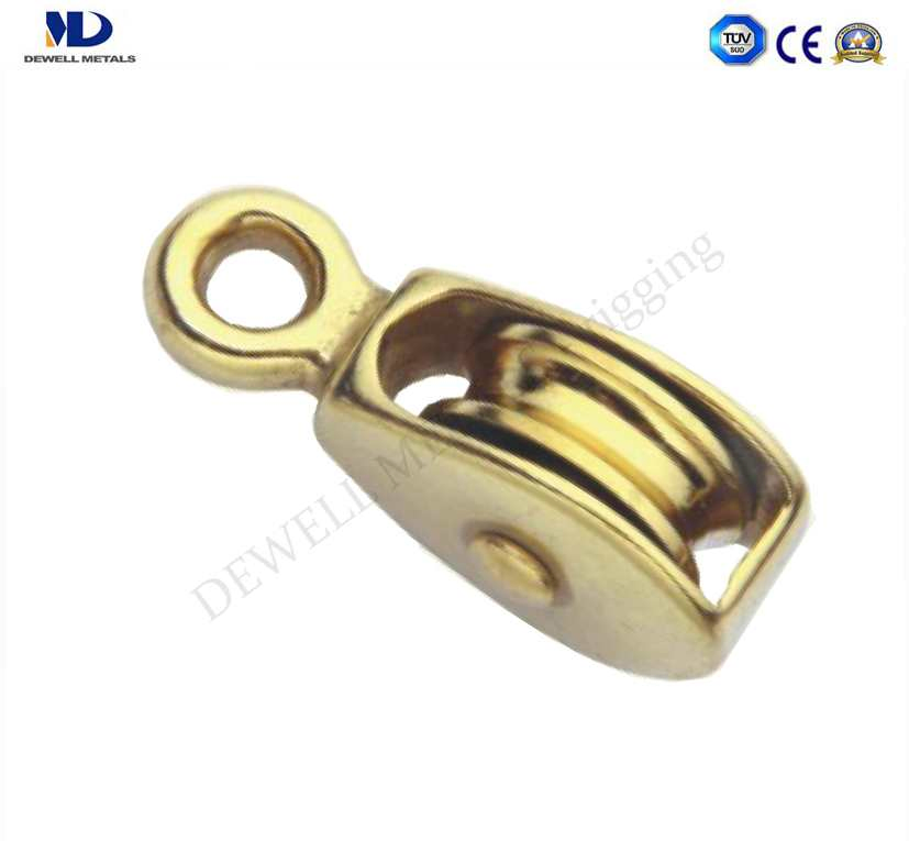 Bronze Casting Pulley Double Sheave Rigid Eye