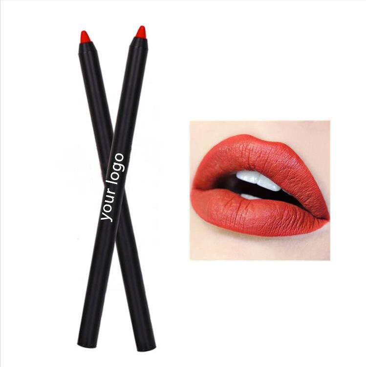 13 Colors Custom Black Lip Liner Beautify Lip Shape Waterproof Delicate Wholesale Lipliner