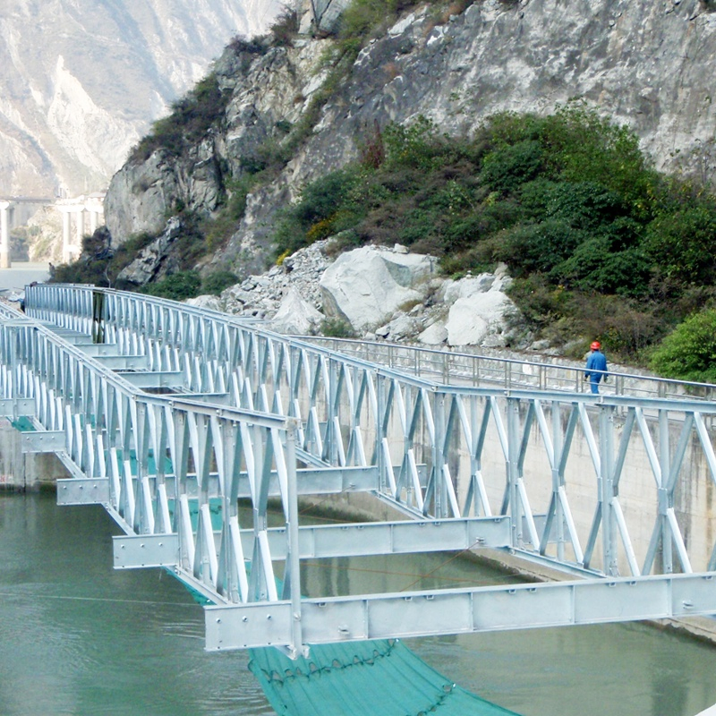 Prefabricated Modern Design Steel Structure Bailey Suspension Bridge Components
