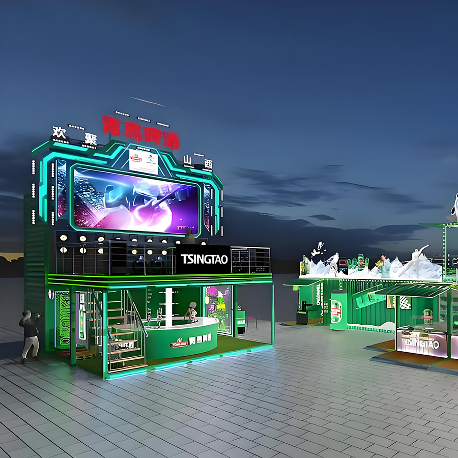 Convenience Store Convenient 2 Story Modular Prefab Shipping Container Homes