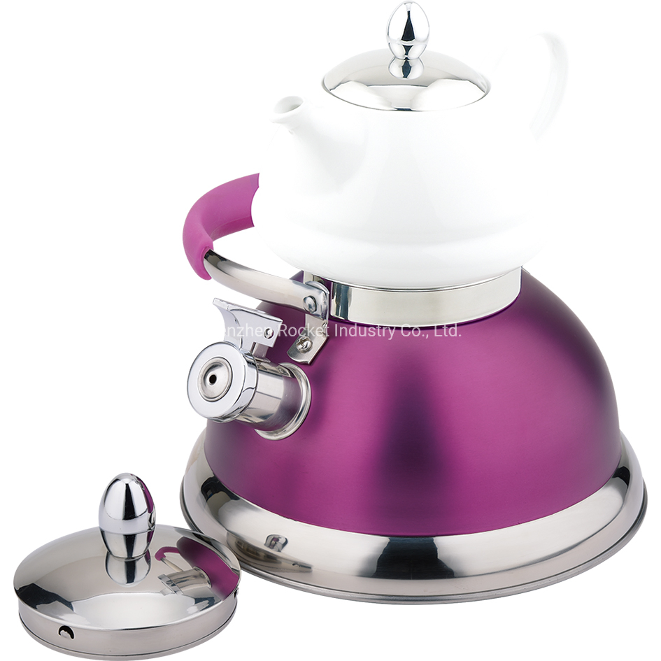 Чайник со свистком, 3.75 л, нержавеющая сталь
