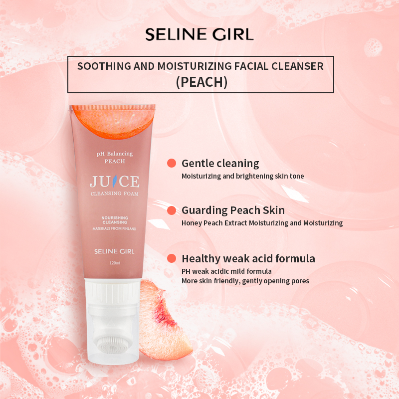Seline Girl 120ml Green Tea Mint Cleansing Foam Face Cleanser
