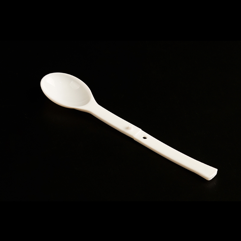 Best Selling Foldable Disposable Plastic Spoon Cake Salad Spoon Plastic Cutlery