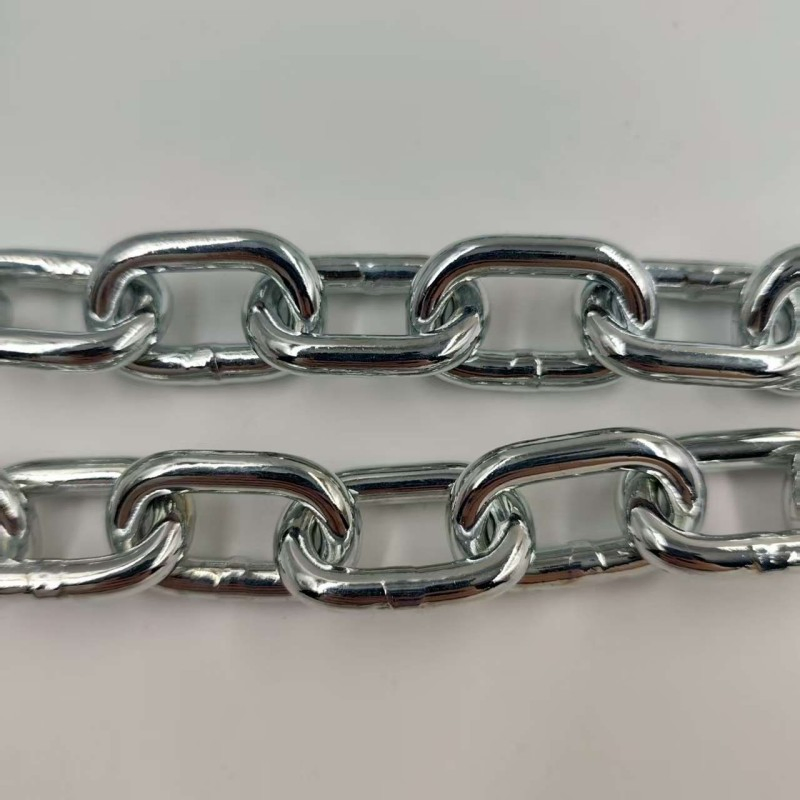 DIN5685A DIN5685c DIN763 Germany Standard Steel Chain Electro Galvanized Zinc