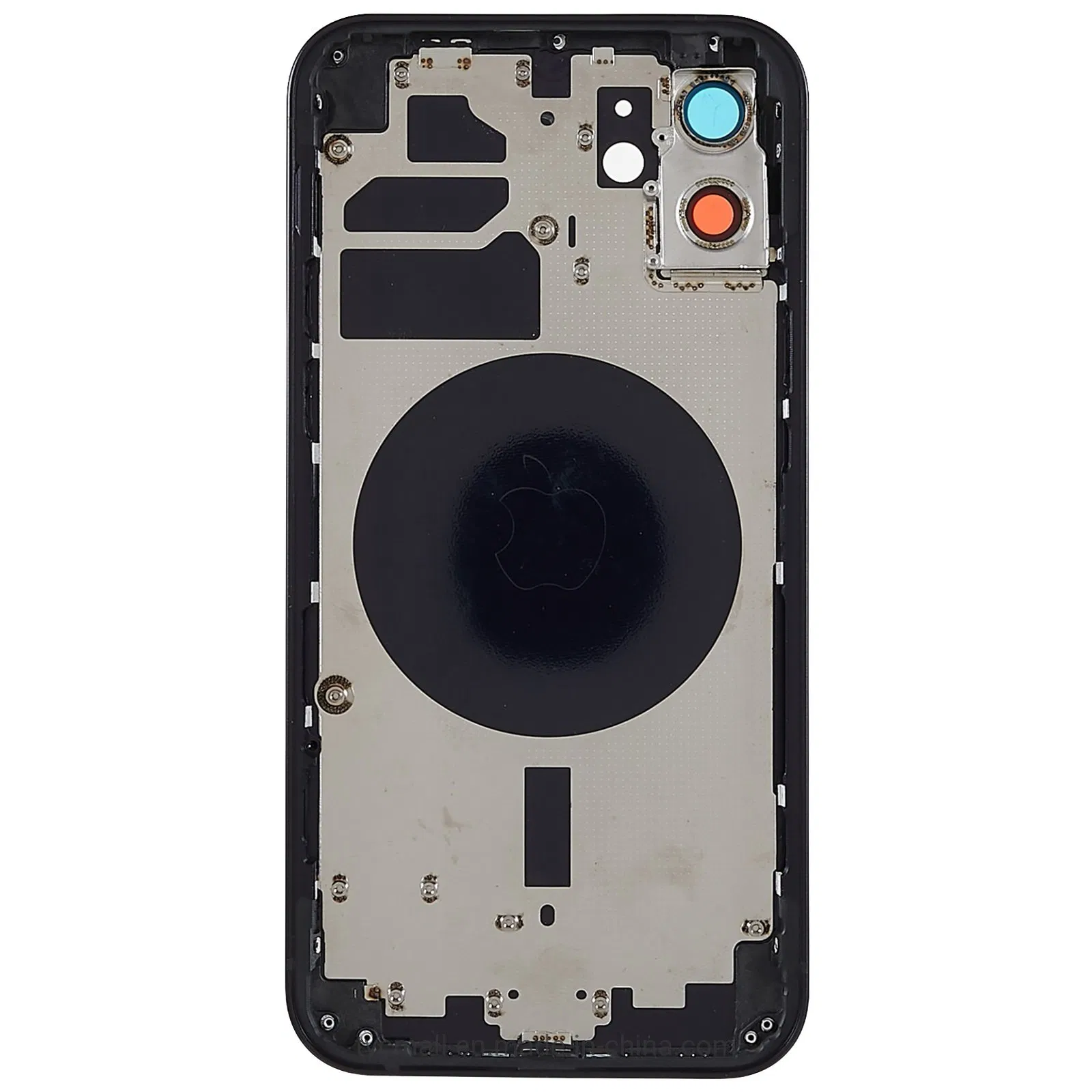 Задняя крышка и рамка для iPhone 12 (без логотипа) - черный