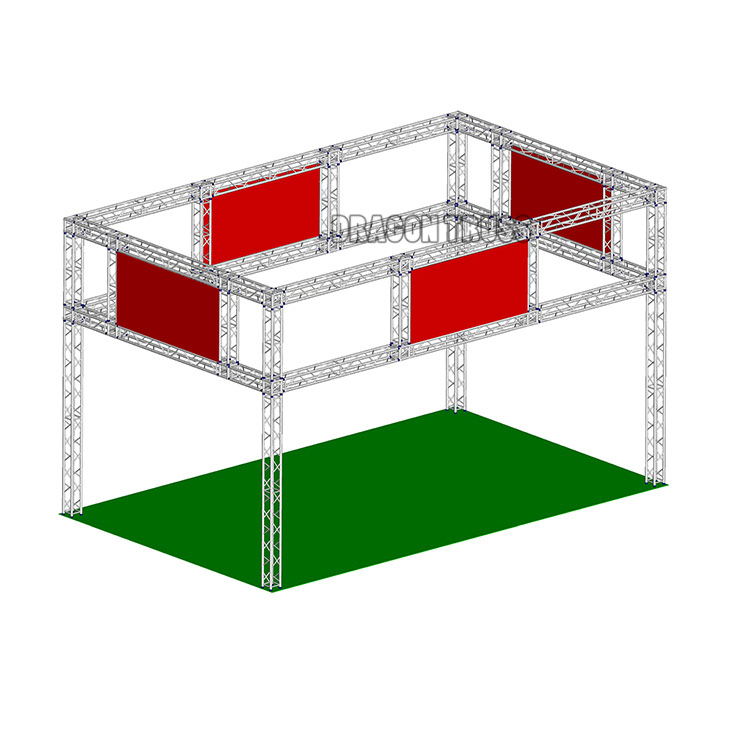 Portable Aluminum Truss Framework for Eye-Catching Event Displays